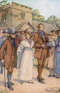 Ilustración para Silas Marner de Mary V. Wheelhouse